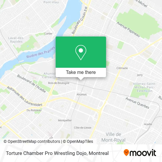 Torture Chamber Pro Wrestling Dojo map
