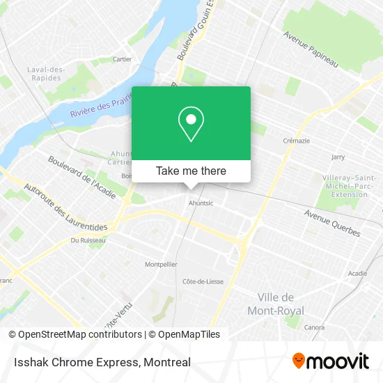Isshak Chrome Express map