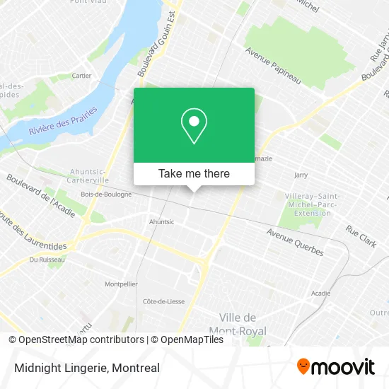 Midnight Lingerie map