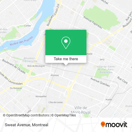 Sweat Avenue map