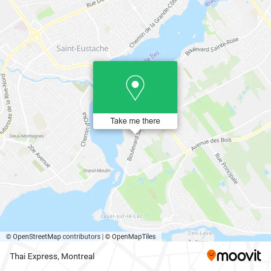 Thai Express map