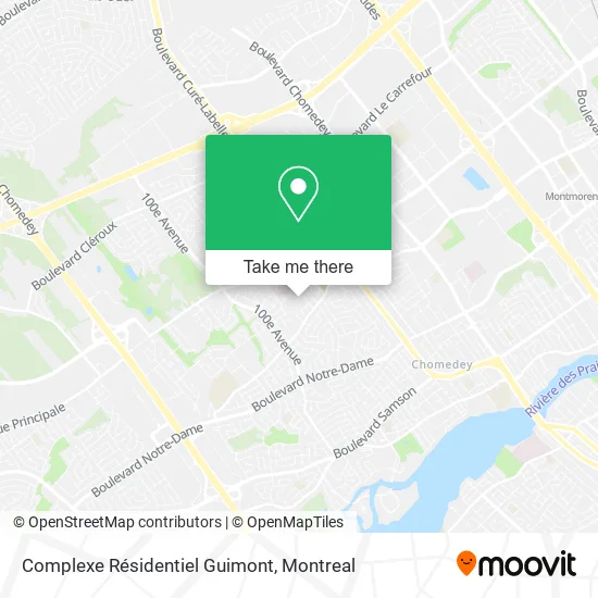 Complexe Résidentiel Guimont map