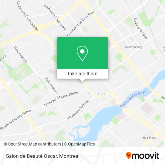 Salon de Beauté Oscar map