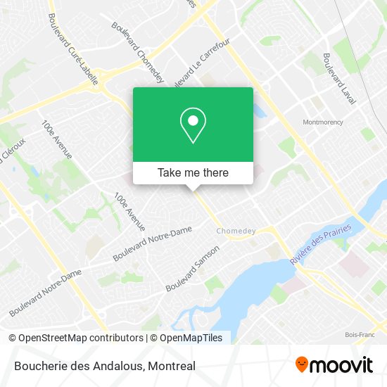 Boucherie des Andalous map