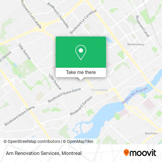 Am Renovation Services map