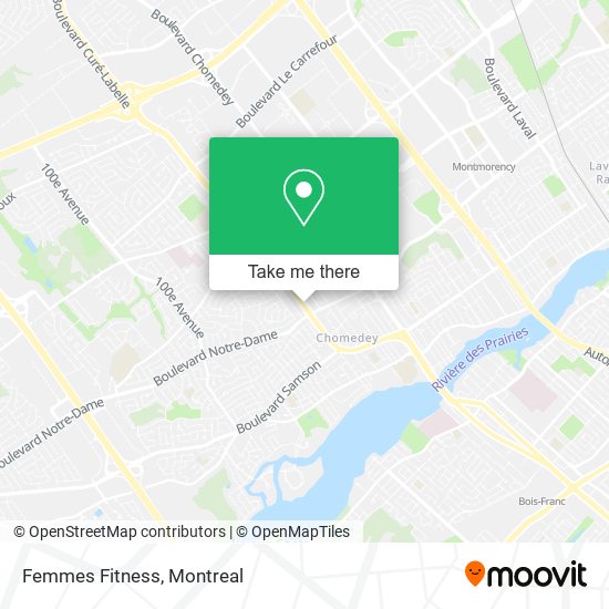 Femmes Fitness map