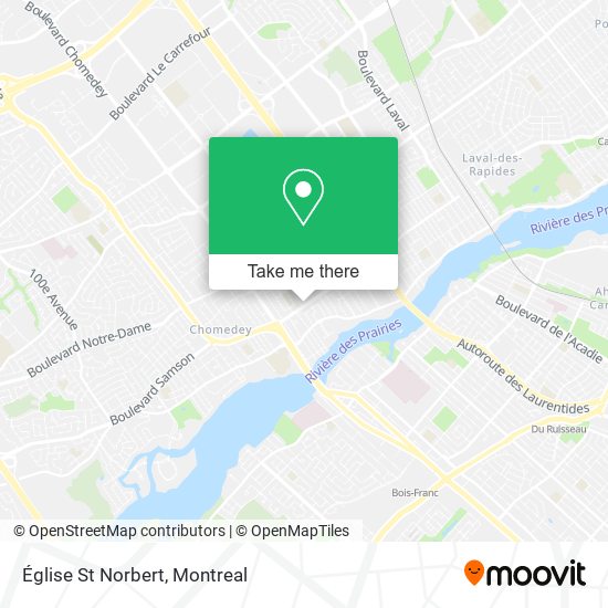 Église St Norbert map