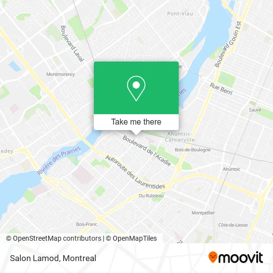 Salon Lamod map