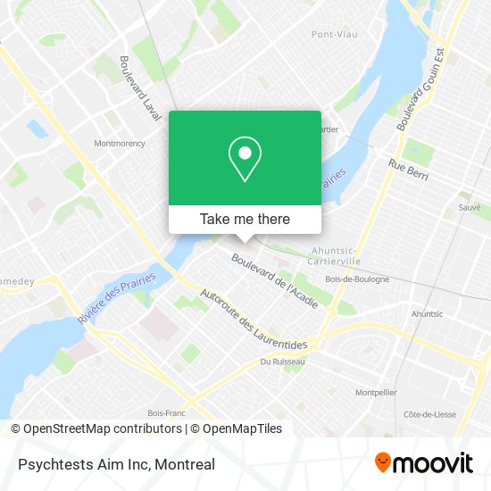 Psychtests Aim Inc map