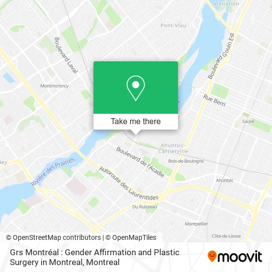 Grs Montréal : Gender Affirmation and Plastic Surgery in Montreal map
