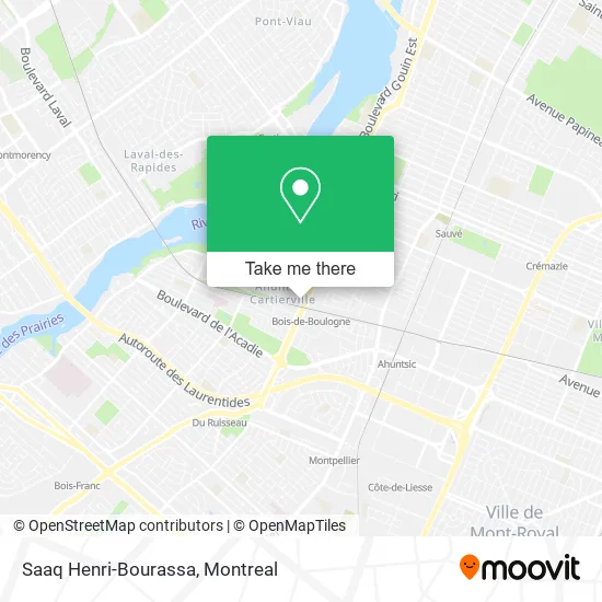 Saaq Henri-Bourassa map