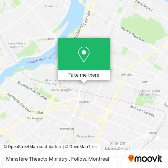 Ministère Theacts Ministry . Follow map