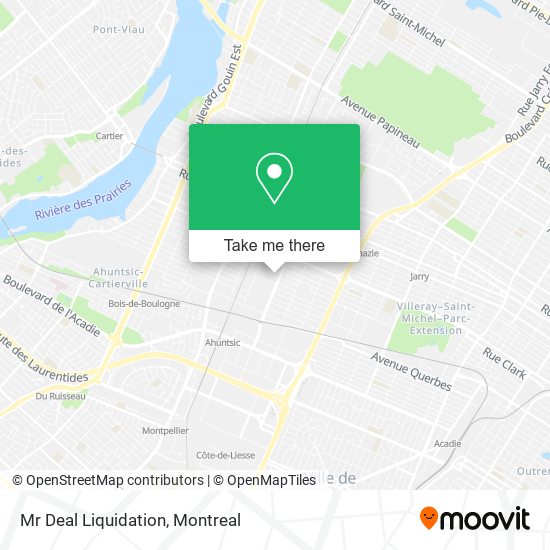 Mr Deal Liquidation map