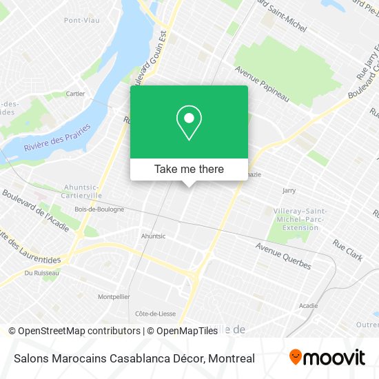 Salons Marocains Casablanca Décor map