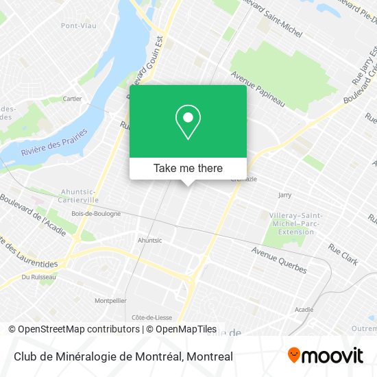 Club de Minéralogie de Montréal map