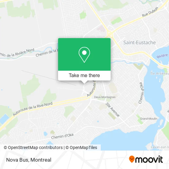 Nova Bus map