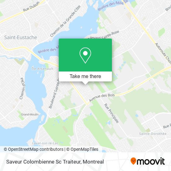 Saveur Colombienne Sc Traiteur map