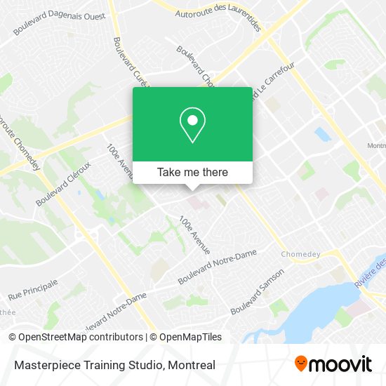 Masterpiece Training Studio map