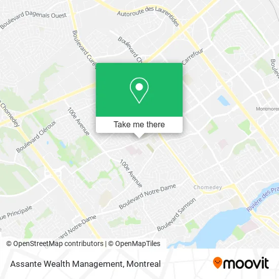 Assante Wealth Management map