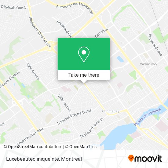 Luxebeautecliniqueinte map