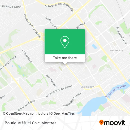 Boutique Multi-Chic map