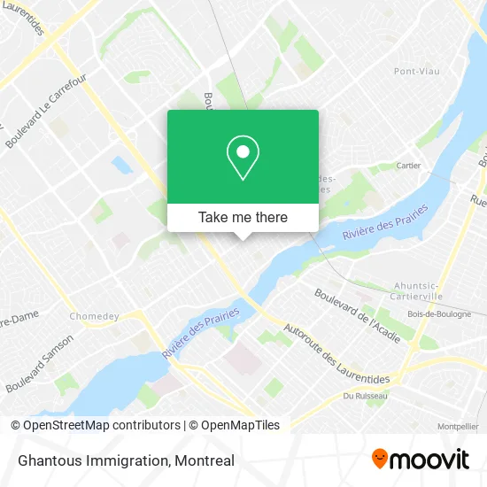 Ghantous Immigration map