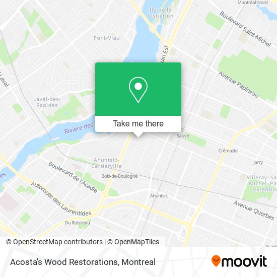 Acosta's Wood Restorations map