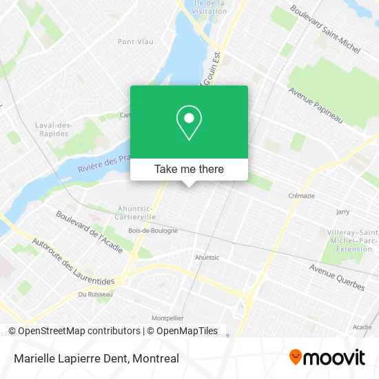 Marielle Lapierre Dent map