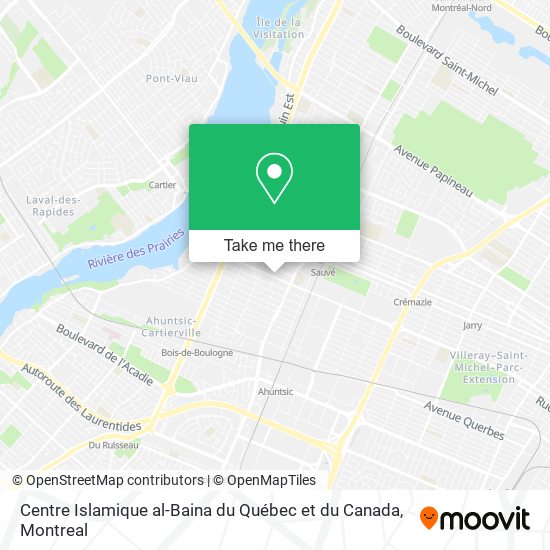 Centre Islamique al-Baina du Québec et du Canada map