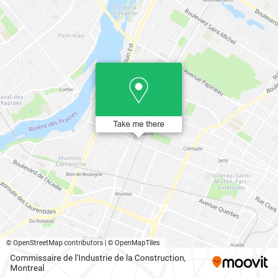 Commissaire de l'Industrie de la Construction map