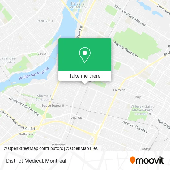 District Médical map