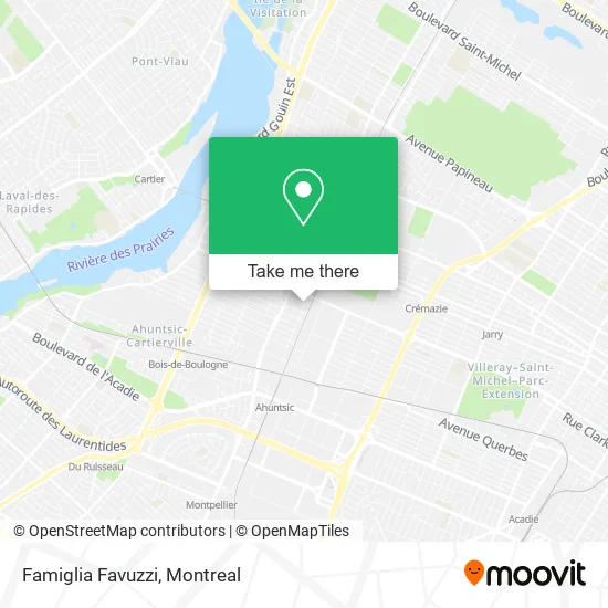 Famiglia Favuzzi map