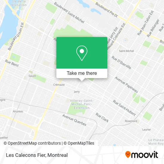 Les Calecons Fier map