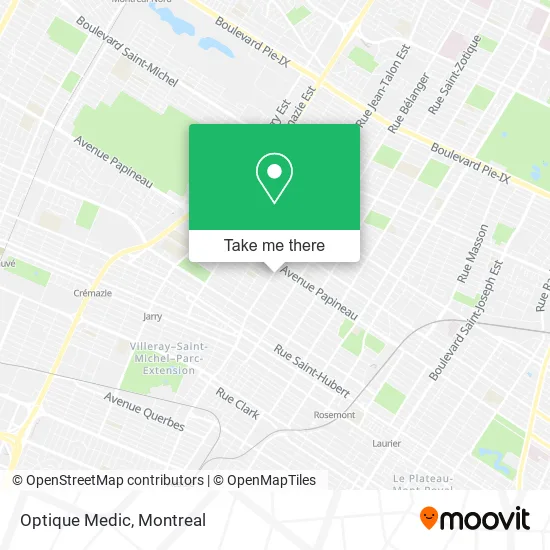Optique Medic map