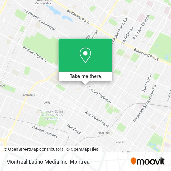 Montréal Latino Media Inc map