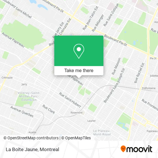 La Boîte Jaune map