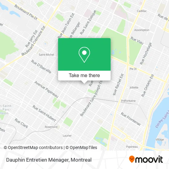 Dauphin Entretien Ménager map