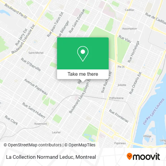 La Collection Normand Leduc map