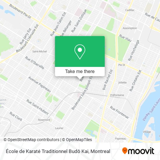 École de Karaté Traditionnel Budô Kai map