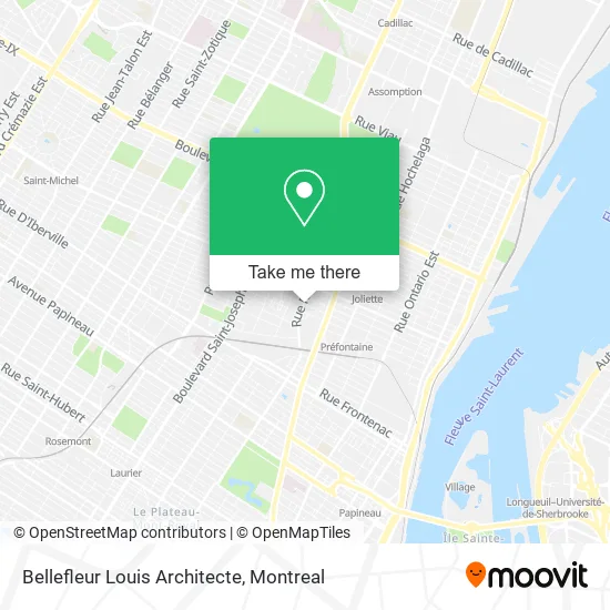 Bellefleur Louis Architecte map