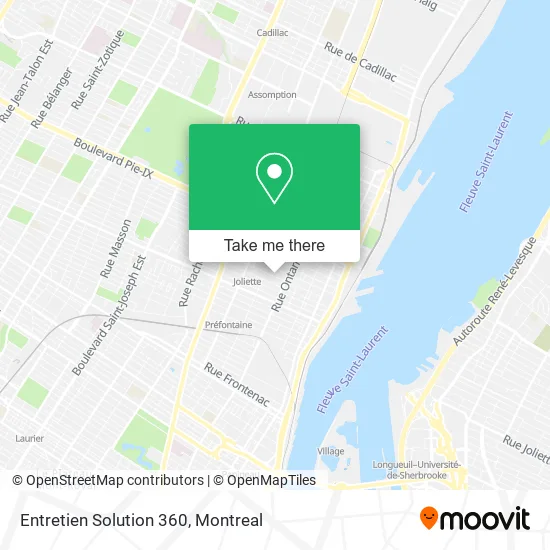 Entretien Solution 360 map