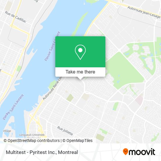 Multitest - Pyritest Inc. map