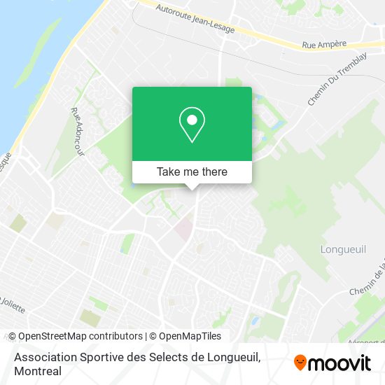 Association Sportive des Selects de Longueuil map