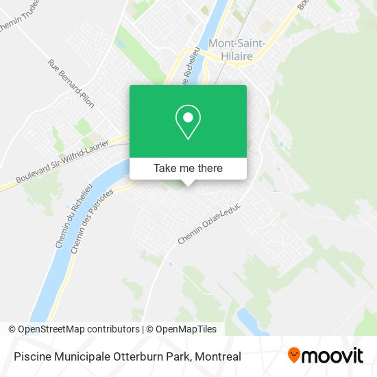 Piscine Municipale Otterburn Park map