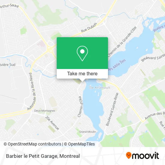 Barbier le Petit Garage map