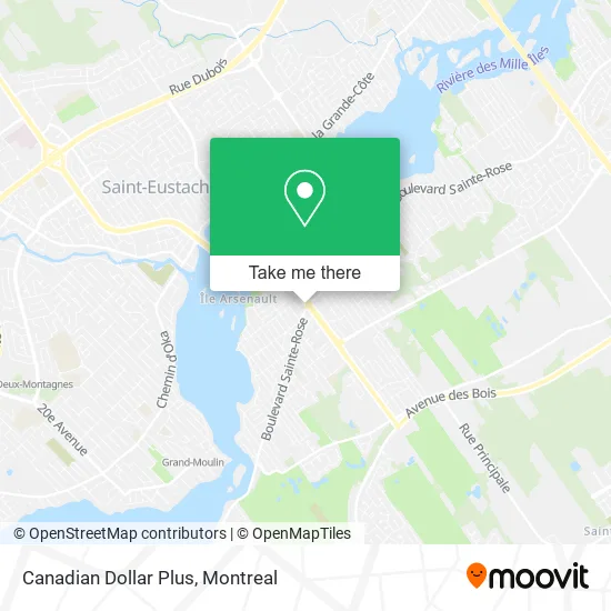 Canadian Dollar Plus map