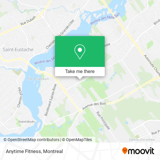 Anytime Fitness map