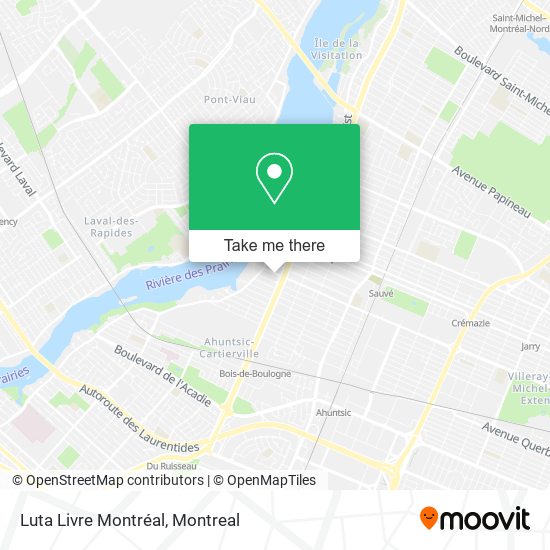 Luta Livre Montréal map