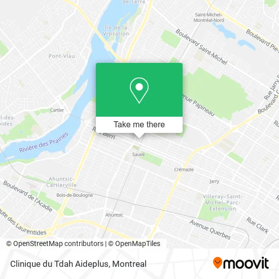 Clinique du Tdah Aideplus map