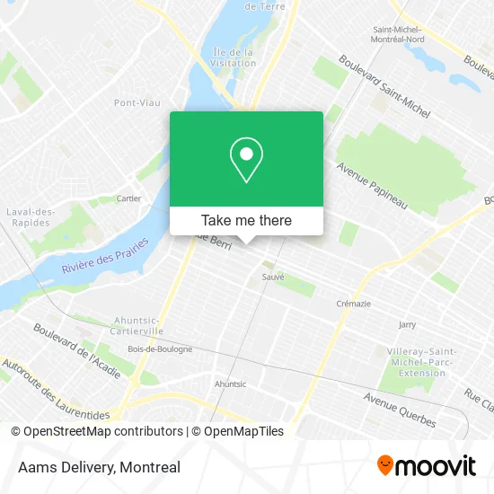 Aams Delivery map